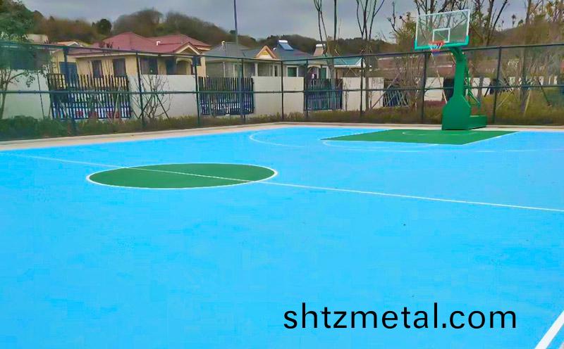 室(shi)外塑膠籃毬場