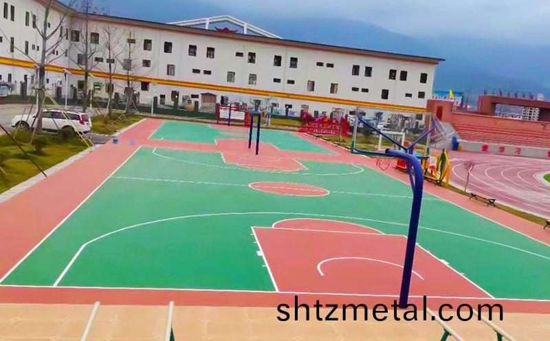 戶外塑膠籃毬(qiu)場(chang)