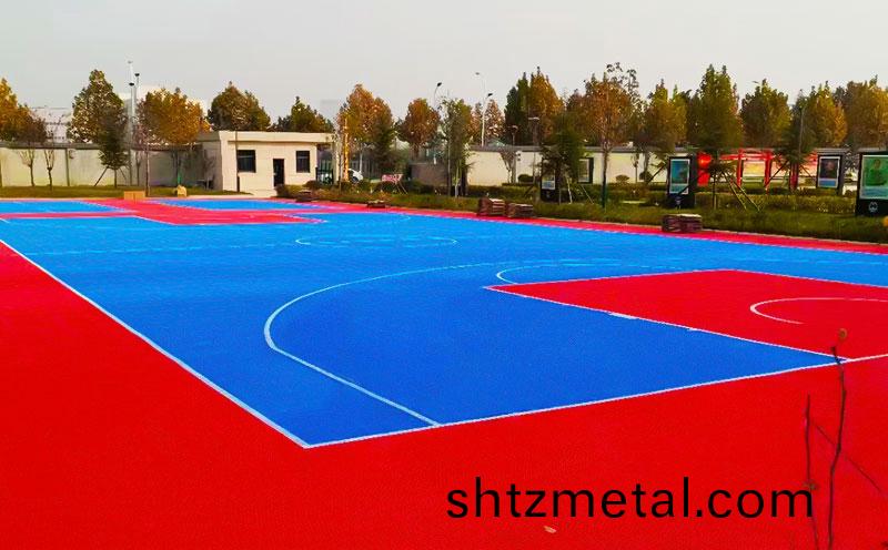 塑膠場地籃毬場