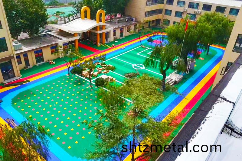 幼兒(er)園(yuan)戶外塑膠(jiao)地麵