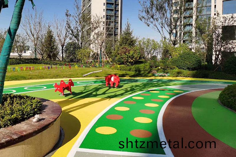 小區(qu)塑膠步(bu)道