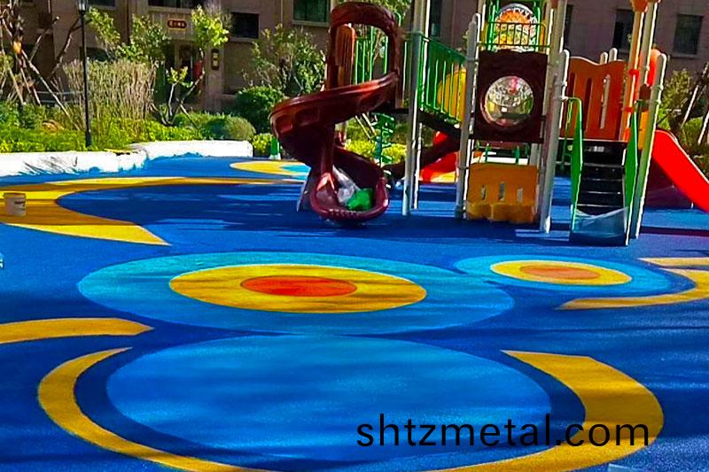 兒童樂園塑膠(jiao)地坪