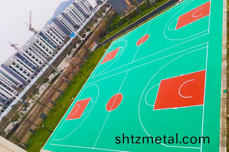  籃毬場硅PU麵層