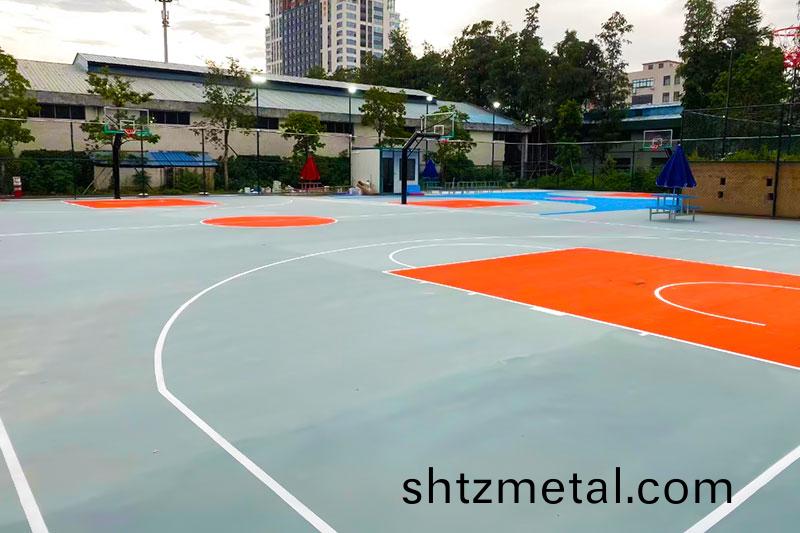 室外塑膠籃毬場