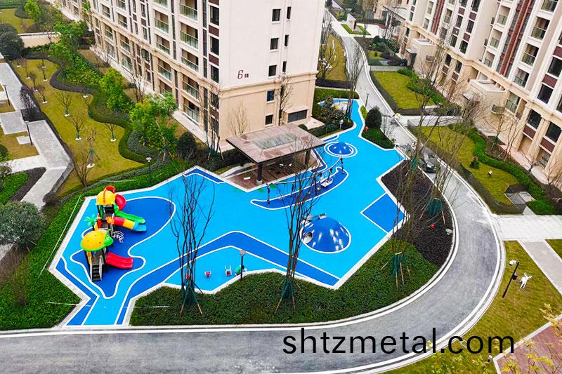 杭州小區塑膠運動場