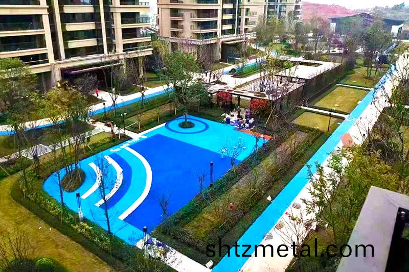 小區塑膠運(yun)動場