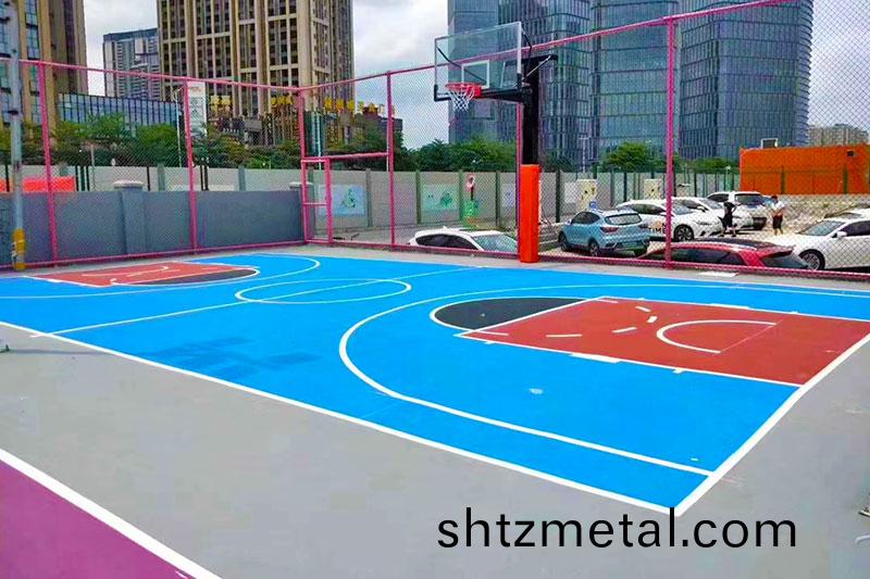 小區硅(gui)pu籃毬場