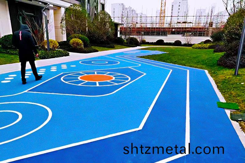 小區塑膠運(yun)動場
