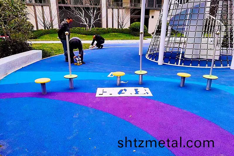 幼兒園塑膠地坪