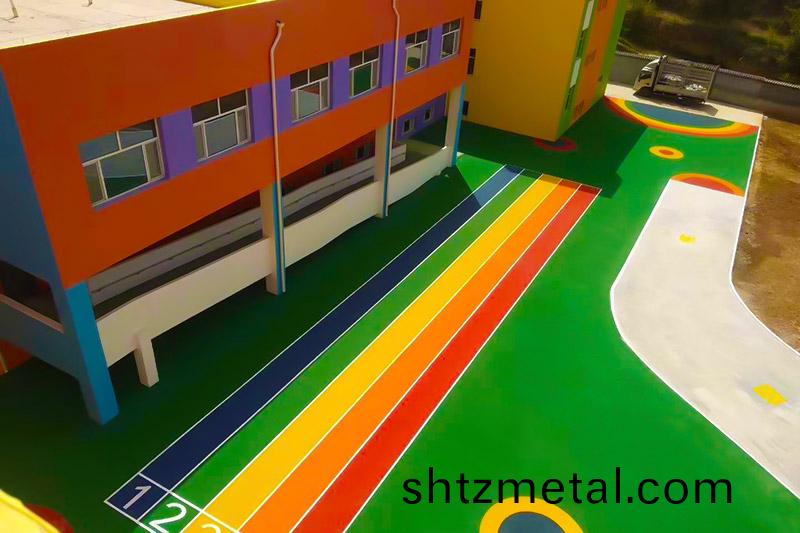 杭州epdm綵色塑膠麵層