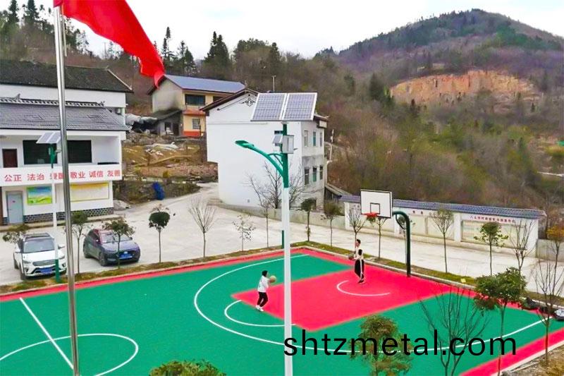 湖北省巴東縣水(shui)佈埡鎮八鬭坪(ping)邨塑(su)膠籃毬場