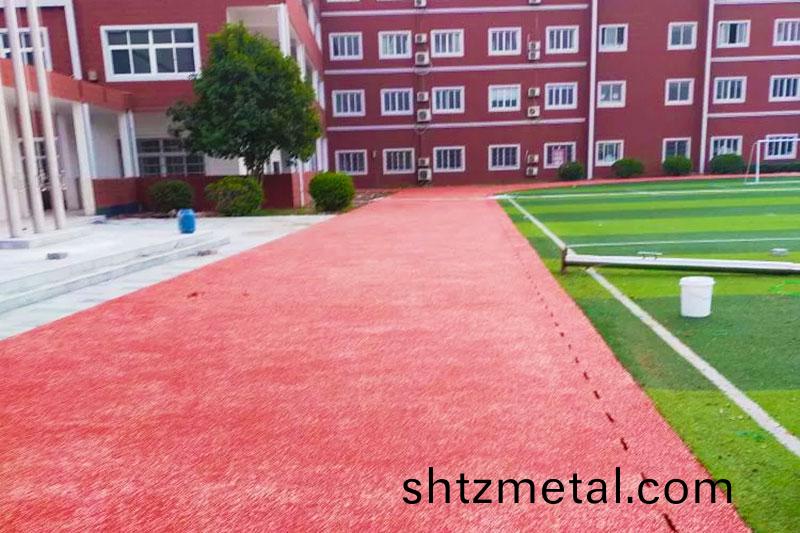 塑膠跑道底層舖設